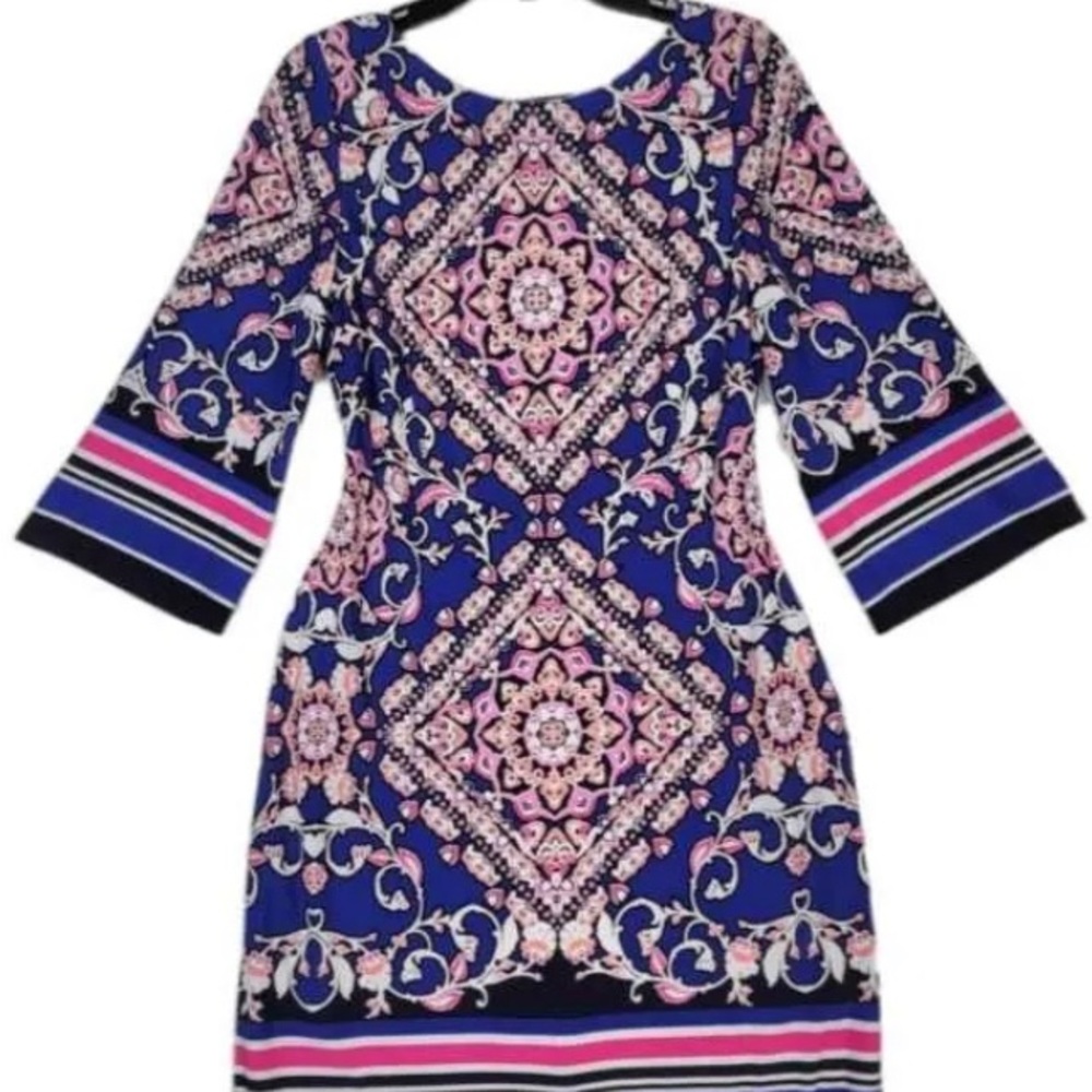 Jessica Howard Women's Dress 4 Elegant Multicolor Party/Cocktail Great Cond‎